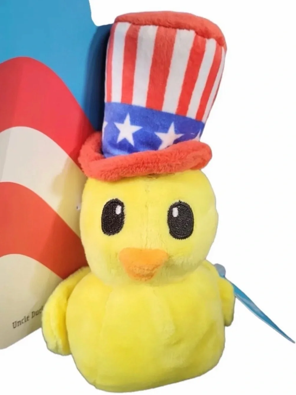 NEW Bark Yankee Doodle Dogs American Patriotic Uncle Duck Squeaker Toy Size XS-M
